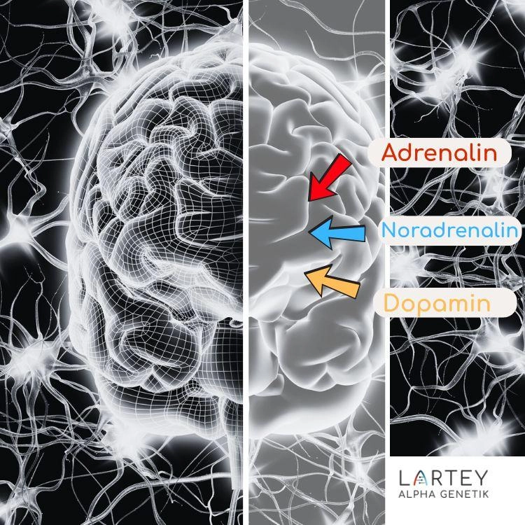 Dopamin - Noradrenalin - Adrenalin - ein Artikel von Annette Lartey - AlphaGenetik -  - Quelle für mehr Leistungsfähigkeit